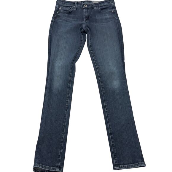 Adriano Goldschmied Jeans Womens 26 Blue Prima Mid Rise Cigarette Skinny Contour - Picture 2 of 8